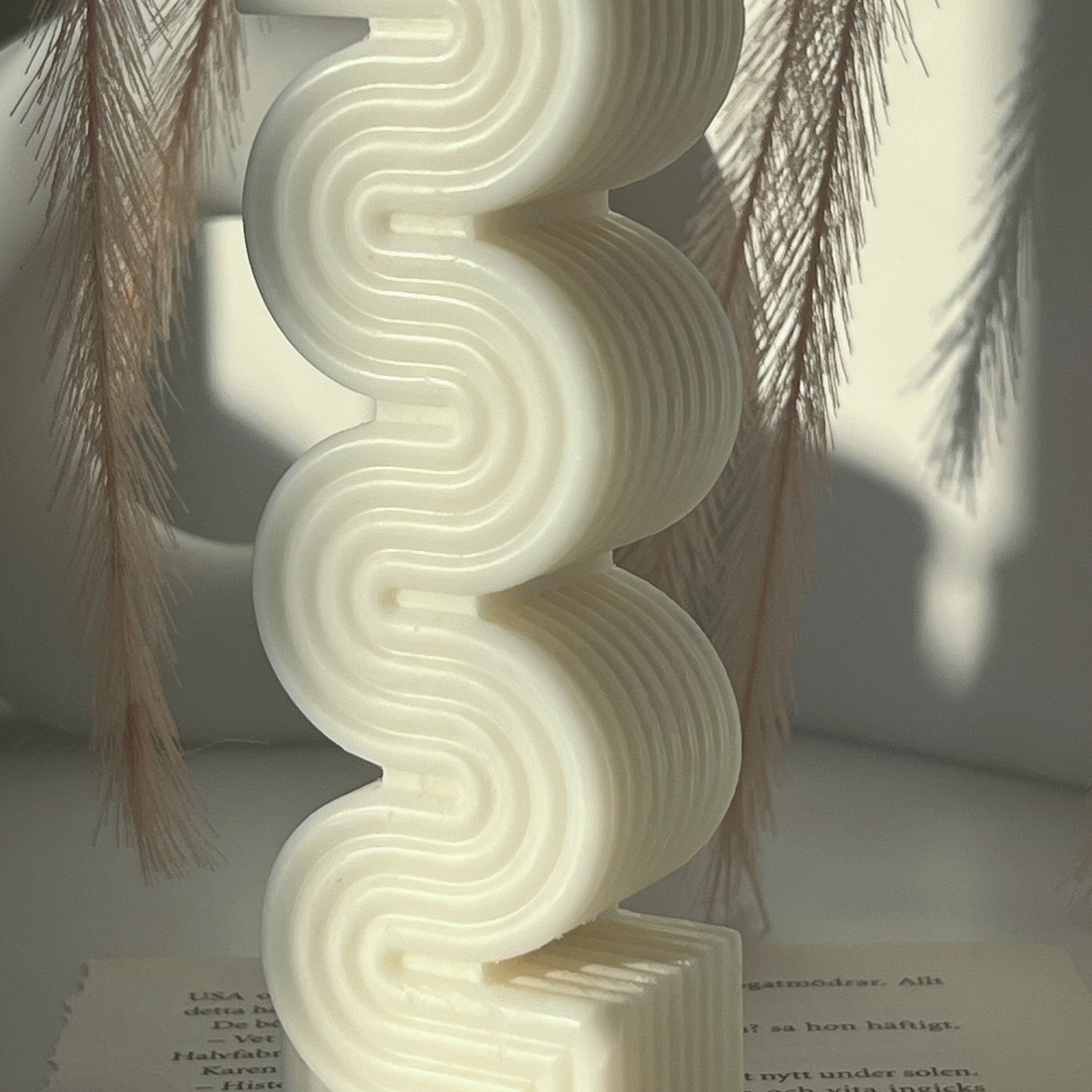 Sculptural Pillar Candle